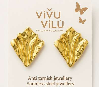 ZewarBox ZBAT001 Stainless Steel Stud Earring