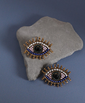 SOHI Evil Eye Stud Earrings Alloy Stud Earring