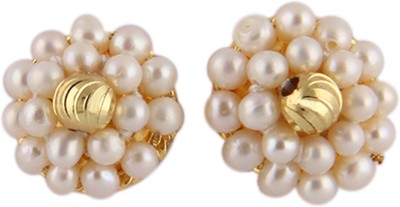 DD Pearls Ear Tops Real Freshwater Pearl Copper Stud Earring