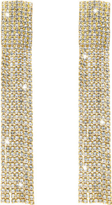 Shining Jewel Drops & Danglers Cubic Zirconia Brass Drops & Danglers