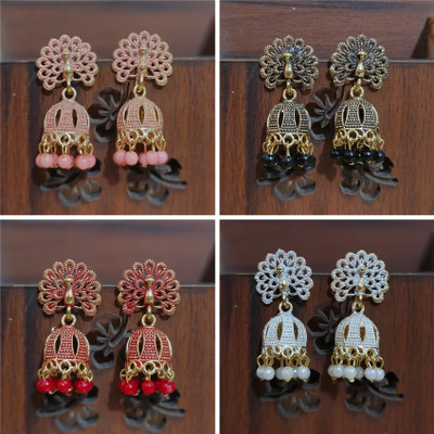 Alloy Jhumki Earring, Stud Earring
