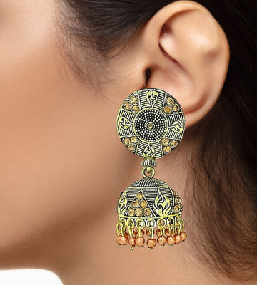 Varico Princess Colorful Oxidize Earring For Women Girls Alloy Jhumki Earring