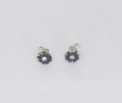 Aaina by SK 925 Sterling Silver Tops Zircon Silver Stud Earring