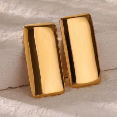 MEENAZ Earrings for girls women korean stylish Studs golden ear rings Anti Tarnish Alloy, Metal, Stainless Steel Plug Earring, Stud Earring, Drops & Danglers, Hoop Earring, Earring Set