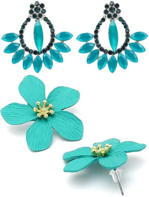 SKG Fashions Simple Elegant Versatile Earring Set for Women Alloy Earring Set