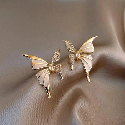 estailo fashion Estailo Butterfly Blossom Stylish Trendy Earrings for Women & Girls Pearl Alloy Stud Earring