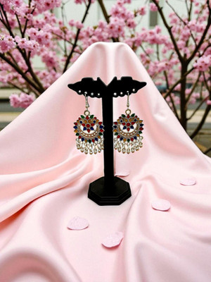 TANSUM COLLECTION Party Wear Festive Traditional Kashmiri Jhumka Earrings for Women & Girls Alloy Drops & Danglers