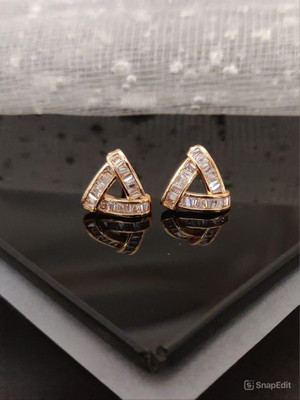 immitation Silver-Toned Butterfly Charm Necklace and Stud Earring Set Diamond Stainless Steel Stud Earring