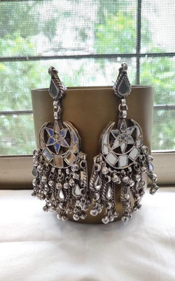 Samridhi DC Afghani Oxidised Jhumka Earring,Trending Earring for women & girls Alloy Drops & Danglers
