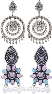 SKG Fashions Simple Elegant Versatile Earring Set for Women Alloy Earring Set