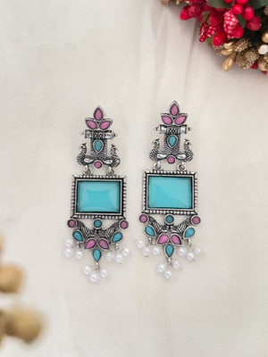 DANGAR ENTERPRISE Pearlfect Royal Bird Jhumki for Wonem and Girls Alloy Jhumki Earring