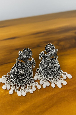 Aurikaaa Earthshine N/A Beads Alloy Jhumki Earring