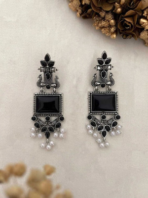 DANGAR ENTERPRISE Silver Plated for Women & Girls Alloy Jhumki Earring