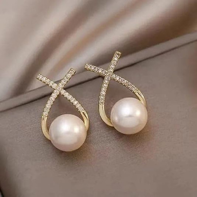 Heer Collection Fashion Jewelry Multi-line Electroplated Jewelry Earrings for Women Girl Stainless Steel Stud Earring