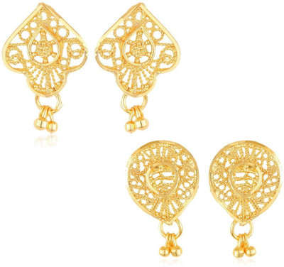 VIGHNAHARTA Everyday wear Fancy Stud Earring combo for Women and Girls Brass, Alloy Stud Earring