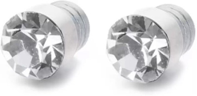 RAUR Silver Nug Magnetic Small 4mm Stainless Steel Stud Earring for Mens/Boys/Girls/Womens/Unisex (1 Pair) Metal Stud Earring, Magnetic Earring