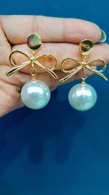 Kalka Fashion Earrings for Women Pearl Earrings Studs Trendy Earrings Alloy Drops & Danglers