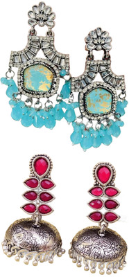 SKG Fashions Simple Elegant Versatile Earring Set for Women Alloy Earring Set