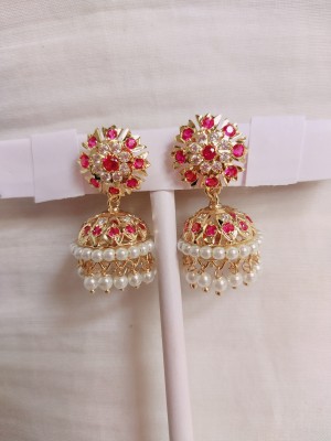 kurdekars divuu stone jumka earring Copper Jhumki Earring