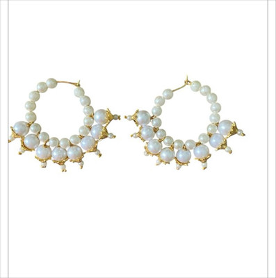 THE FASHION HUBB RK14 Amethyst Alloy Earring Set