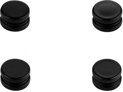 MAVRAA Mavraa Trendy Black & Silver Magnetic Stud Earrings Stainless Steel Magnetic Earring