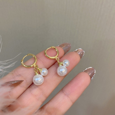 MAHADEV CREATION Whispering Pearls Earrings Crystal Alloy Stud Earring