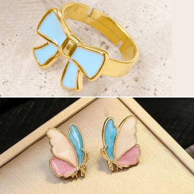 estailo fashion Alloy Multicolor Jewellery Set(Pack of 2)