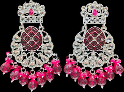 Japa MODERN CLASSY Pearl Alloy Chandbali Earring