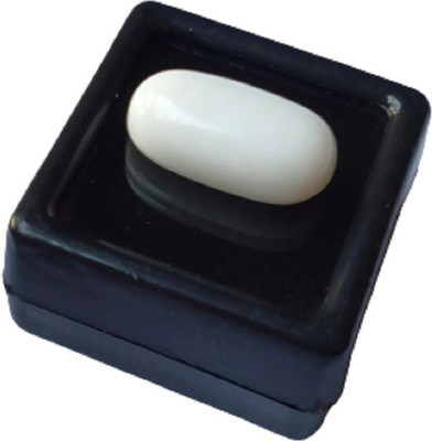 Aanya Jewels White Coral (Moonga) 10.25 Ratti Stone Certified Cultured Capsule Italian White Coral Stone Ear Thread