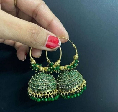 MAYRA TRADING Jhumki Earring Beads Alloy Jhumki Earring