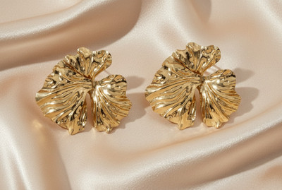 amjewels Geometric Gold-plated Korean Drop Earrings for Women & Girls Alloy Earring Set, Drops & Danglers