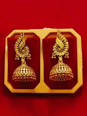 MA FASHION Jhumki for women Brass Huggie Earring, Jhumki Earring, Drops & Danglers, Stud Earring