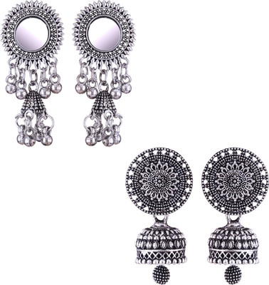 MEENAZ silver earrings jhumki combo oxidised earrings jhumka south indian temple party Beads, Pearl, Cubic Zirconia, Diamond Brass, Enamel, Copper, Zinc, Stone Drops & Danglers, Chandbali Earring, Earring Set, Jhumki Earring MEENAZ silver earrings jhumki combo oxidised earrings jhumka south indian temple party Beads, Pearl, Cubic Zirconia, Diamond Brass, Enamel, Copper, Zinc, Stone Drops & Danglers, Chandbali Earring, Earring Set, Jhumki Earring