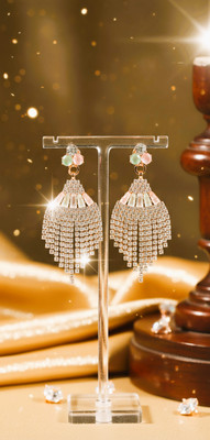 Shree Creations Earring for girls, earrings for women, Multicolor Chandelier earring set Alloy Drops & Danglers, Earring Set