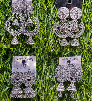 Beads Alloy Hoop Earring, Jhumki Earring, Earring Set