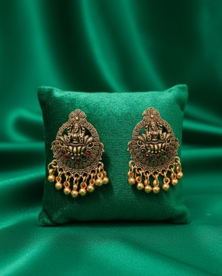 Sabita fashion Temple 1 Brass Jhumki Earring