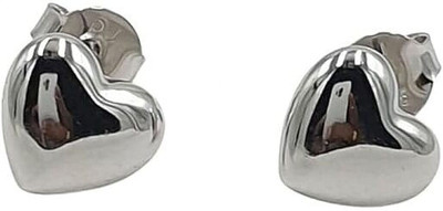 Limine Jewels Trendy Gold Heart Stud Earrings, Anti Tarnish | Trending Heart Earrings Stainless Steel Stud Earring