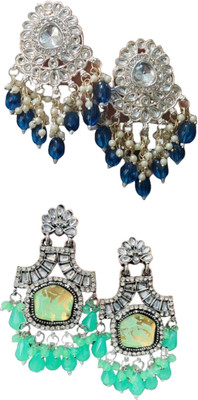 SKG Fashions Simple Elegant Versatile Earring Set for Women Alloy Earring Set