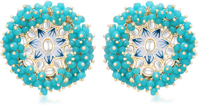 Sukkhi Su_hi Lavish Floral Gold Plated Stud Earring For Women Alloy Stud Earring