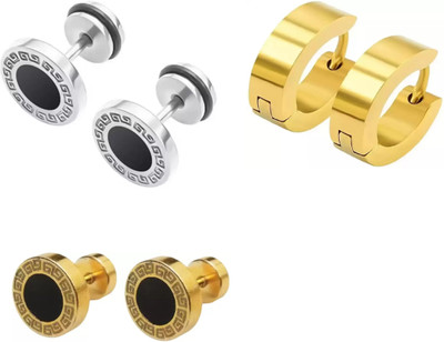 Ruhi Collection Combo 3 Attracting Earring Alloy Clip-on Earring