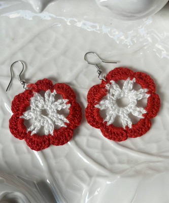 NaipunyaCraft NP_CROCHET_DANGLER_8 Silk Dori Drops & Danglers