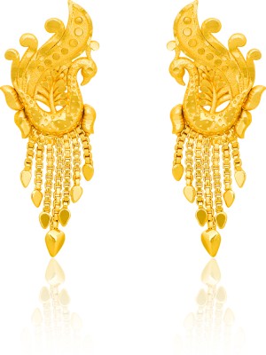 LUV FASHION Traditional Collection Of Micron Plated Delicate Jhumkhi Earring For Girls Brass Jhumki Earring