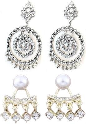 SKG Fashions Simple Elegant Versatile Earring Set for Women Alloy Earring Set