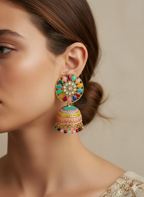 S R STORE JK1 Zircon Alloy Stud Earring