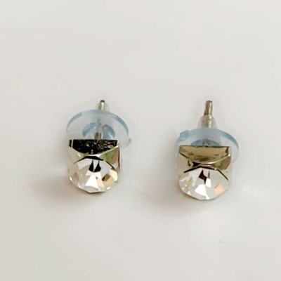 MPC Single stone Stud Earrings For Womens Agate Alloy Stud Earring