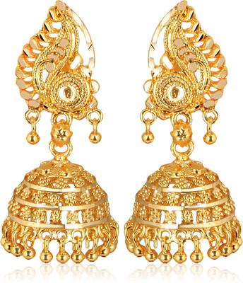 VIGHNAHARTA Twinkling Bejeweled Jhumki Jhumka Earring for Women and Girls Alloy Jhumki Earring
