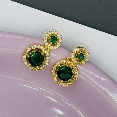 Charms Designer Crystal Diamond Alloy Drop Earring Diamond Alloy Stud Earring