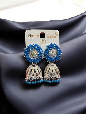Nitish collectionn latest earrings Beads Alloy Jhumki Earring