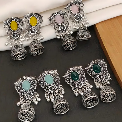 Gimiss Traditional & Designer Earring for Women and Girl Lightweight Daily Wear Earring Alloy Earring Set, Drops & Danglers, Hoop Earring, Jhumki Earring, Magnetic Earring