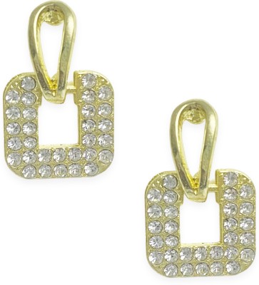 Oomph Gold Tone Cubic Zirconia Small Tiny Fashion Drop Cubic Zirconia, Crystal, Zircon Alloy Drops & Danglers